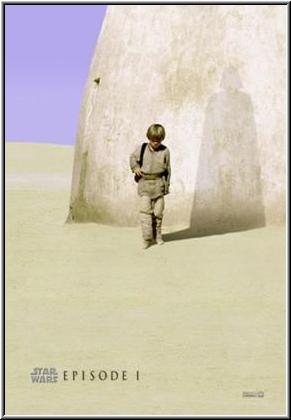 Primer Cartel Publicitario de la Guerra de las Galaxias: La Amenaza Fantasma