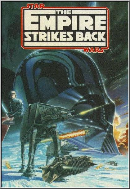 Cartel Publicitario de la Guerra de las Galaxias: El Imperio Contrataca
