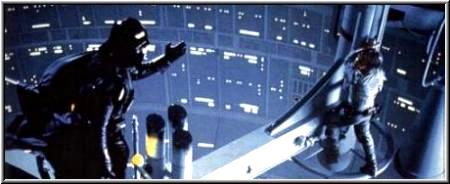 Lord Vader revela la verdad a Luke Skywalker